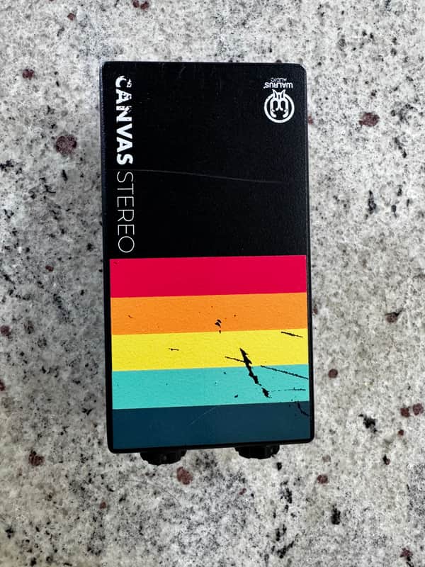 Walrus Audio Canvas Stereo Dual Line Isolator Direct Box 2022 - Present - Black w/ Rainbow Graphic image 1