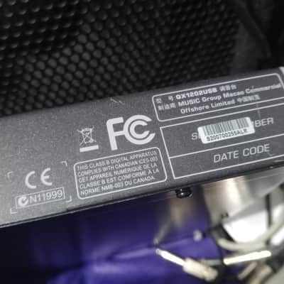 Behringer Xenyx QX1202USB PREMIUN 2 BUS 12-Input Mixer with USB Interface and Effects KLARK TEKNIK 2015 THE POWER SUPPLY IS SOLDER ON MAINBOARD INSIDE CHECK image 4