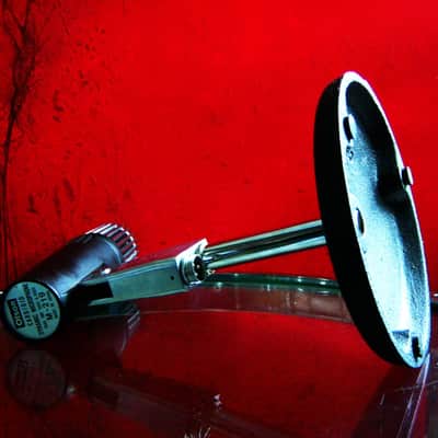 Vintage 1960's Olson M-219 dynamic cardioid microphone Dual Z w stand prop repair Calrad Shield Lafayette image 13