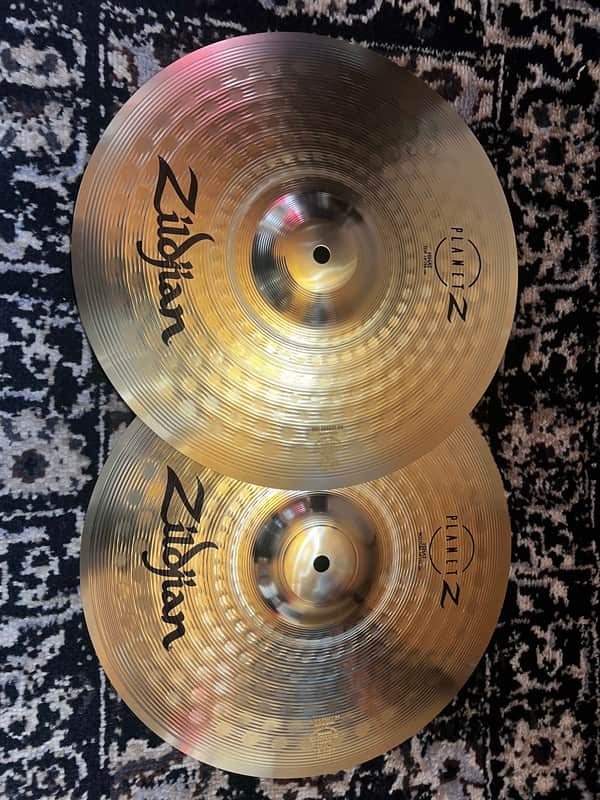 Mint Zildjian 14" Planet Z Hi-Hat Cymbals (Pair) - Traditional image 1