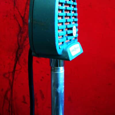 Vintage 1950's General Electric 97U29 / Shure 510C controlled magnetic microphone w Electro Voice 423A stand display prop repair image 5
