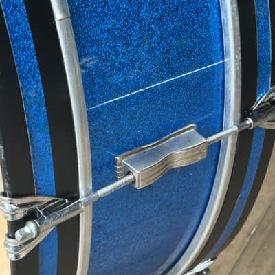 Ludwig 26" x 8" Bass Drum 1969 - Blue Sparkle image 6
