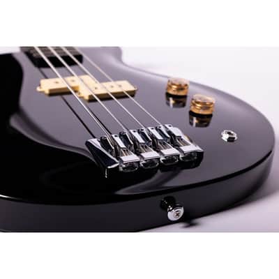 Washburn SB4B Scavenger Electric Bass Guitar Black image 4