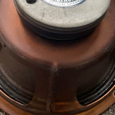 Fender Deluxe Reverb Silverface Vintage Blackfaced orig. Speaker image 8