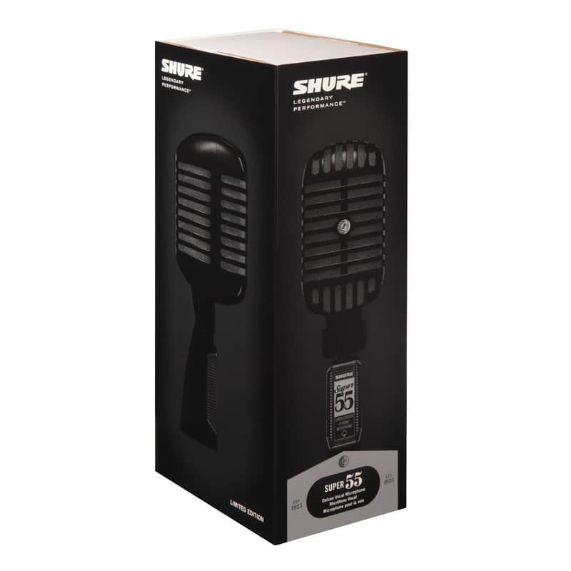 Shure Super 55-BLK Limited Edition Pitch Black Dynamic Vocal