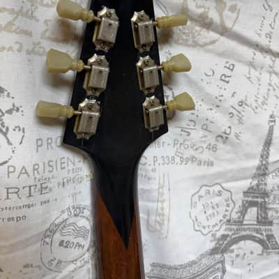1992 Replica ‘67 Flying V Factory Frost Blue Lacquer Factory Reclaimed 1960’s Wood, 1967 Factory Parts, Wiring, Pat No Pickups Melody Maker Fingerboard Etc image 4
