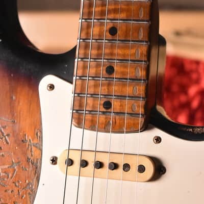 Fender Custom Shop Masterbuilt 55 heavy relic Jason Smith 2023 - Tobacco sunburst image 3