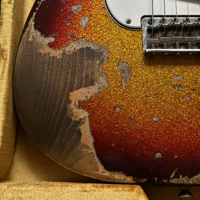 2024 Fender Stratocaster Super Heavy Relic 1965 Sunburst Sparkle Custom Shop image 5