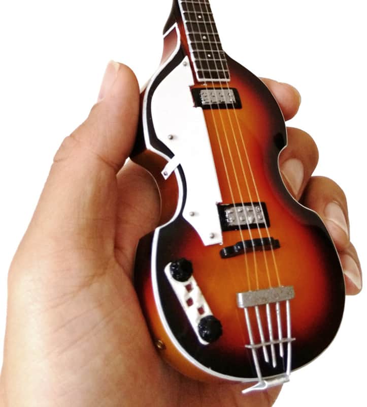 MGC The Beatles 10" Miniature Guitar Paul McCartney Violin Bass image 1