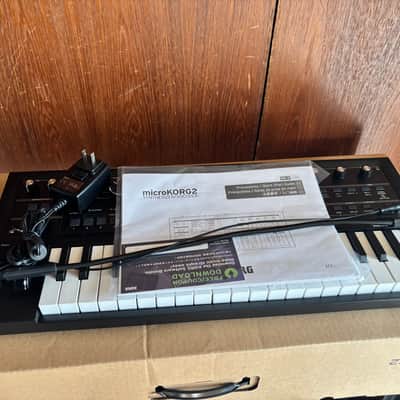 Korg MicroKORG 2 MBK 37-Key Synthesizer/Vocoder limited edition Metallic Black w/ box image 11