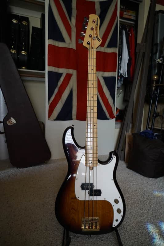 Ibanez Blazer Bass Series Custom Made 1982 Brown Sunburst image 1