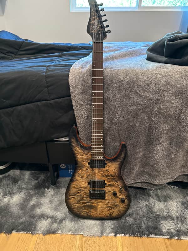 Schecter CR-6 2019 - 2021 - Charcoal Burst image 1