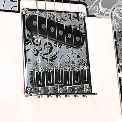 Fender Telecaster Stainless Steel Engraved Bridge Single Coil (10.5mm Post Spacing) - Chrome FREE SHIPPING! image 3