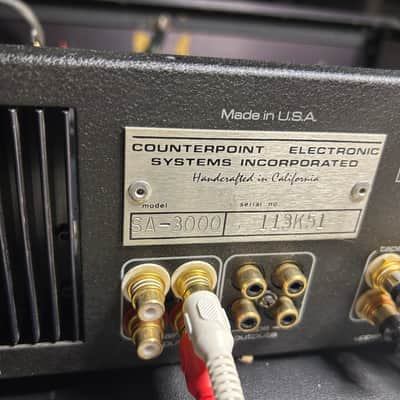 Counterpoint SA-3000. Serviced and upgraded by the manufacturer. Original owner. Please read.. image 11