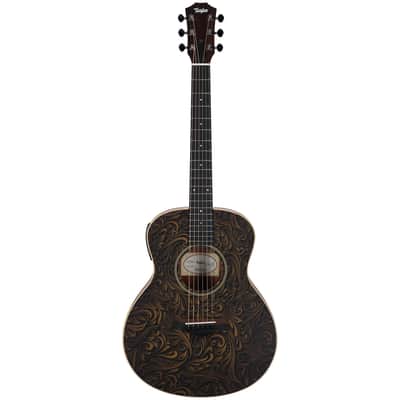Taylor GS Mini-e Special Edition Mini Grand Symphony Acoustic-Electric Guitar (with Gig Bag), Paisley Burst image 3