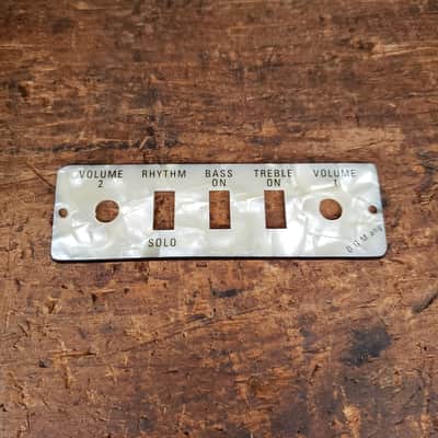Hofner HA2B-P Perloid Control Panel For German Beatle / Club Bass image 1