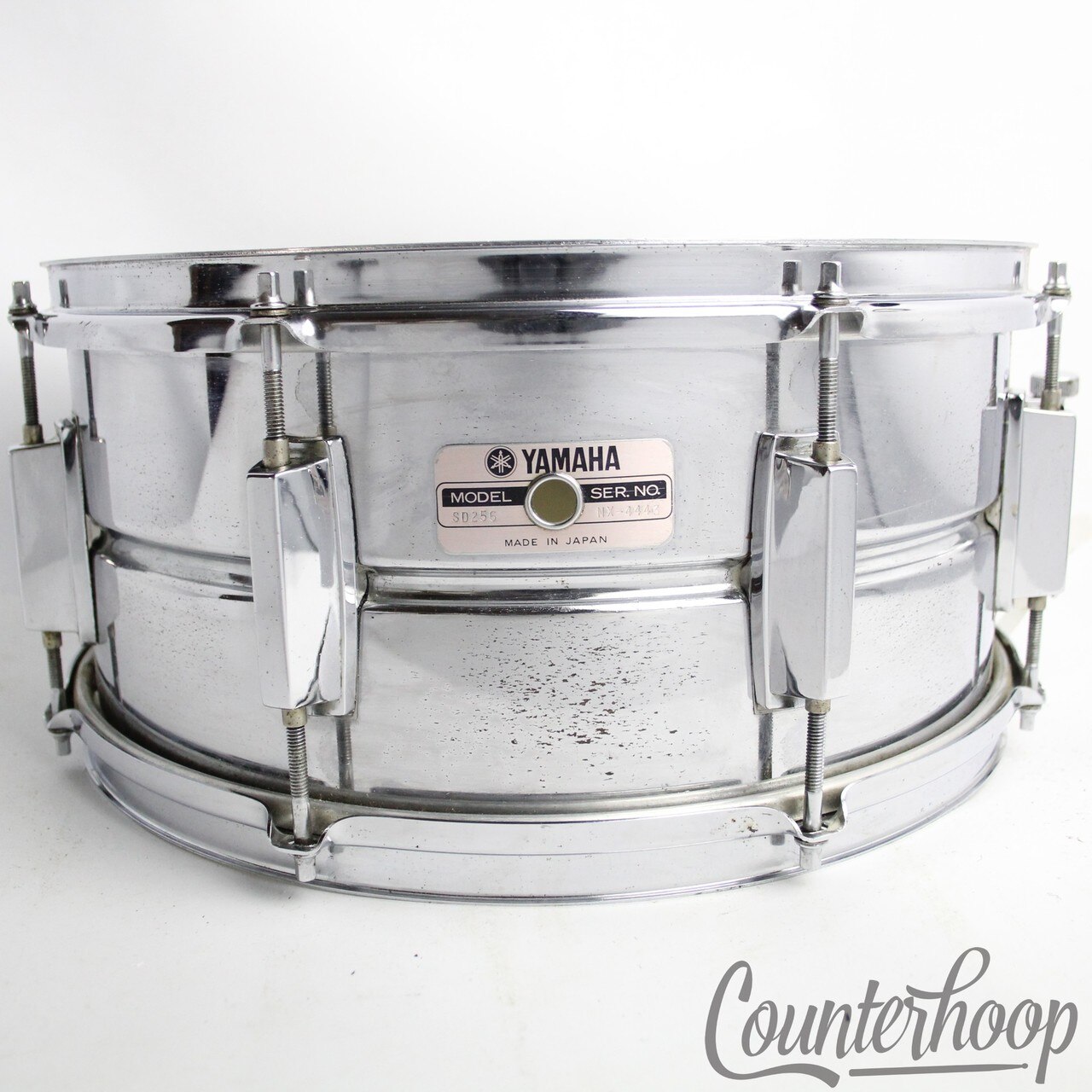 Yamaha SD-256 14x6.5"Snare Drum Steel 8-Lug Chrome Vintage 80s Made In Japan* — main photograph