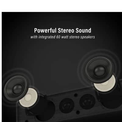 Crosley CR6046A Stave Bluetooth Turntable with Built-in Speakers, Black-NEW image 3