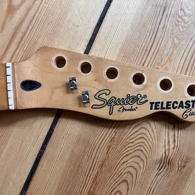 Fender Squier Telecaster Custom Tele Electric Guitar Neck 2003 22 Fret Maple image 2