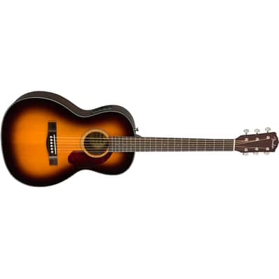 Fender CP-140SE Parlor Acoustic-Electric Guitar Rosewood Fingerboard Sunburst image 2