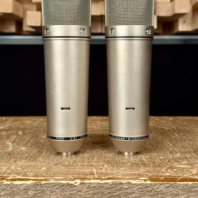 Vintage Neumann U87 Condenser Microphone Sequential SN Stereo Pair. 1983. Swivel Mounts. All Original! image 7