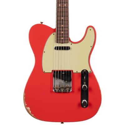 Fender Custom Shop 1963 Telecaster Relic Aged Fiesta Red (218) image 2