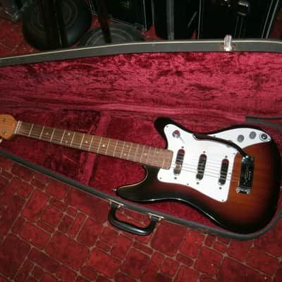 1966 Vox Shadow Sunburst Made in England with case image 1