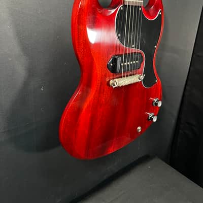 Gibson Custom Shop '63 SG Junior Reissue Lightning Bar 2020 - Present Cherry Red image 3
