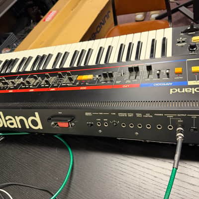 Roland Juno-60 61-Key Polyphonic Synthesizer 1982 - 1984 - Black image 6