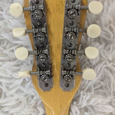 Vintage Style Maple/Flame Maple 8-String A-Style Mandolin, no brand image 6