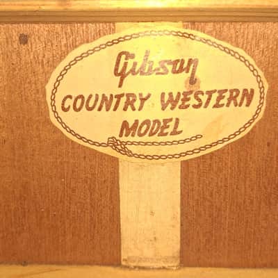 Gibson Country Western 1955 Acoustic Guitar - Iconic round-shoulder vintage sound with collector quality and Gilmour vibe - check video! image 20