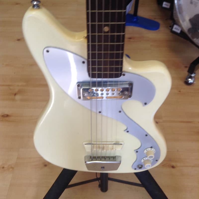 Kay 60's Japanese Dearmond Norma Greenburst 60's Cream / TV Yellow image 1