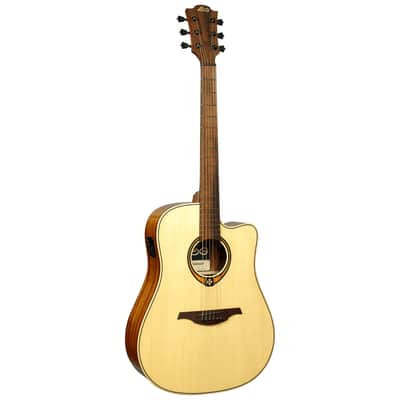 LAG T88DCE Tramontane Dreadnought Cutaway Acoustic Electric Guitar image 1