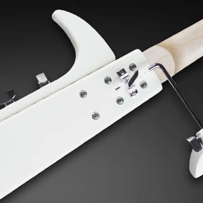 Warwick RockBass Triumph Lite, 4-String - Solid Creme White High Polish image 3