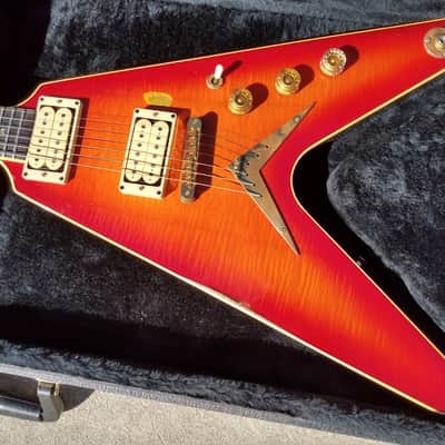 Vintage 1978 Dean V - Not a Reissue - Flamed Cherry Sunburst - Very Rare Find! image 2