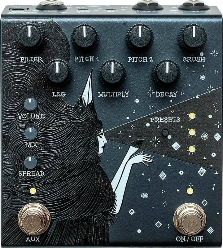 Old Blood Noise Endeavors Dark Star V3 Reverb Effects Pedal, Black