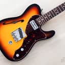 2011 Fender Custom Shop Masterbuilt Yuriy Shishkov 1963 Telecaster Thinline B-Bender Sunburst w/ Case, COA, Tags