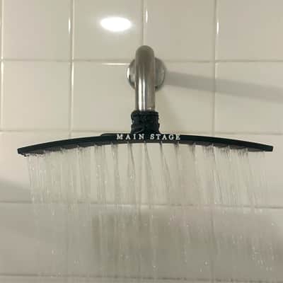 “MAIN STAGE” Rain Shower Head - Unique Gift for Musicians - Customizable image 4