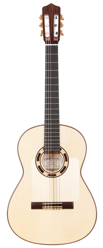 Kremona Rosa Blanca - All solid Wood Flamenco Guitar - Solid European Spruce top, Solid Cypress back/sides - Includes Kremona Hardshell Case image 1