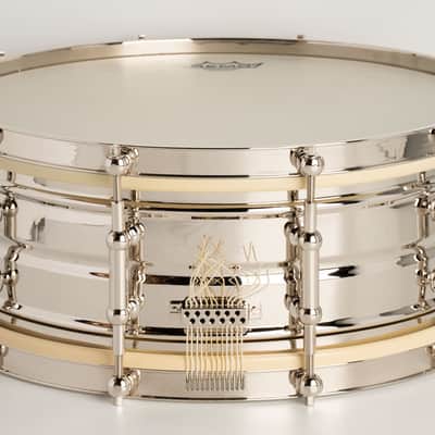 AK Drums Nickel Over Brass Dresdner Type Orchestra Model / Nickel Plated 5.5"x14" image 2