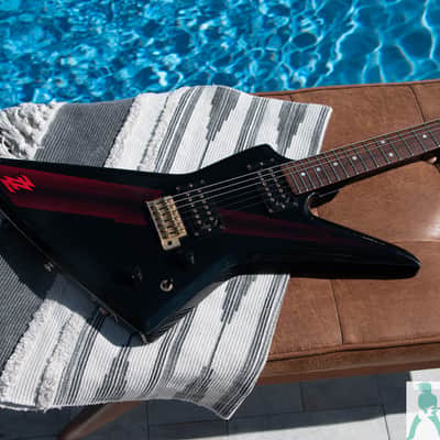 1980 Aria Pro II ZZ Deluxe - Red Thunderbolt = Metal Master