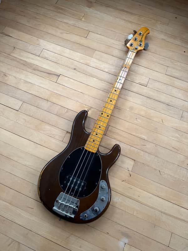 1978 Musicman Stingray Bass Guitar Mocha image 1