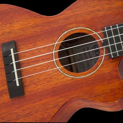 Gretsch G9121 Tenor Electro Ukulele with Gig Bag, Honey Mahogany Stain image 3
