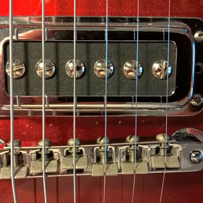 Guild DeArmond M-68 -- 2001; Red Sparkle Finish; Brand New Vintage-Style PUs & Chrome Dome Knobs image 23