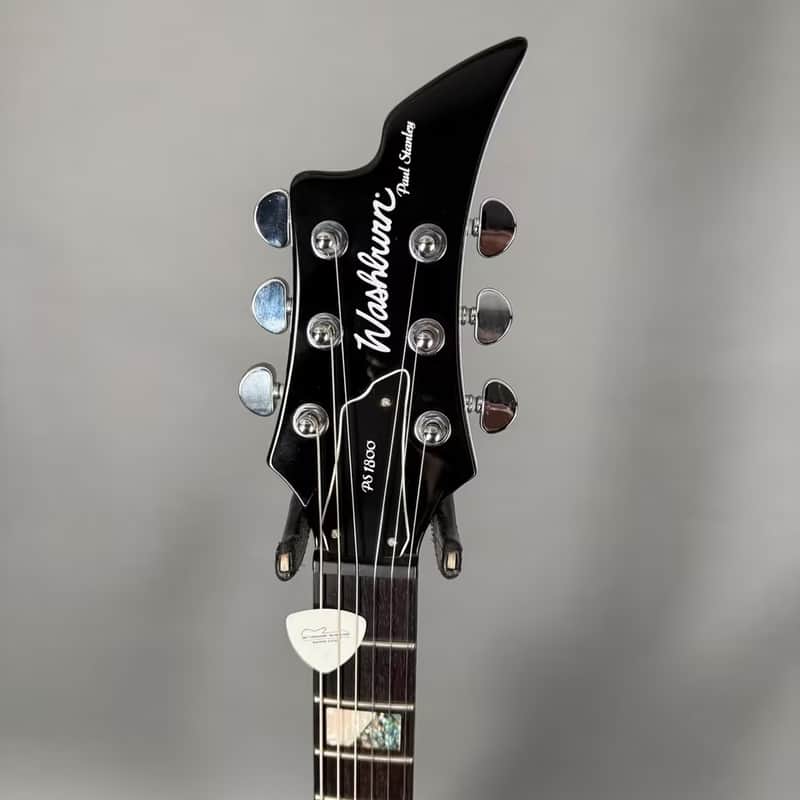 Washburn PS 1800 Paul Stanley Signature KISS in weiß white Gigbag