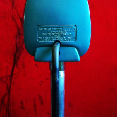 Vintage 1950's General Electric 97U29 / Shure 510C controlled magnetic microphone w Electro Voice 423A stand display prop repair image 6
