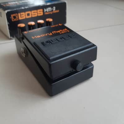 Boss HM-2 Heavy Metal Distortion Pedal Made in taiwan1988 near mint with box image 7