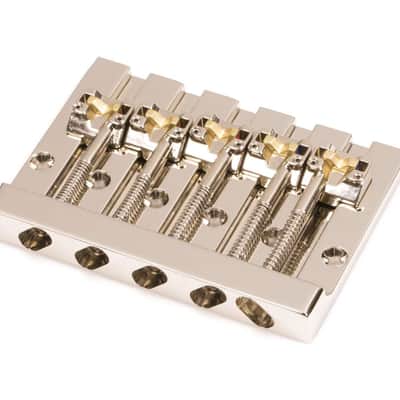 Hipshot MassKicker™ 5 String Bass Bridge Nickel Retrofits BadAss V - 5K501N image 2