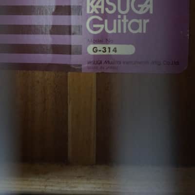 Kasuga G-314 Classical Acoustic Guitar Made in Japan w/ Hard Case image 10