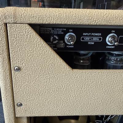Fender Vibro-King 60-Watt 3x10" Guitar Combo Amp- USA-2001 - Blonde w/Supro BD10 speakers image 12